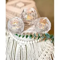 Kosta Boda Kristallen Waxinelichthouders (set) Snowball - Helder - Voor Binnen - Staand