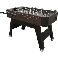 Cougar Striker Voetbaltafel | Tafelvoetbaltafel Donkerbruin/Zwart | Voetbal Tafel, inclusief 2 Ballen en Puntenteller | Voor Kinderen en Volwassenen | Afmetingen 122 x 61,5 x 79 cm