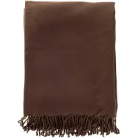 Hoii ANNABELLA | plaid 150x200 cm | Chocolate Martini | bruin |