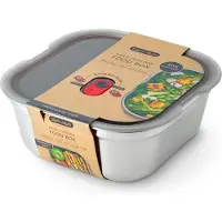 Black+blum Vershoudbakje Meal Prep Square Grijs 1,4L