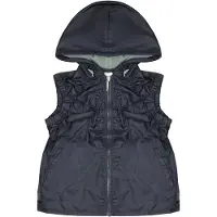 Nike Zip Up Hooded Gilet Dames Navy Mouwloos Sportvest 261131 502
