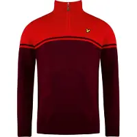 Lyle & Scott Croft Golf Heren Rode Trui