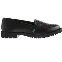 Kickers Lachly Quilt Loafer Damesschoenen Zwart
