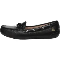 EVER AU Dames Leren Loafers - Grebes