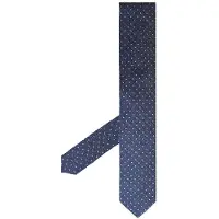 Hackett London Bedrukte Mini Pindot Herenstropdassen Blauw