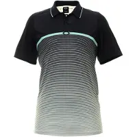 Oakley Zwart Gestreept Ellipse Golf Poloshirt - Heren
