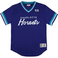 Mitchell & ness Charlotte Hornets Special Script Mesh Heren T-shirt