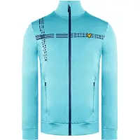 Lyle & Scott Counter Stripe Heren Lichtblauwe Midlayer