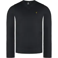 Lyle & Scott Merino Golf Heren Zwarte Trui