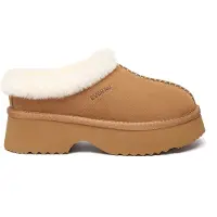 EVER AU Australië Dames Savanna Enkellaars Chunky Platform Schapenvachtlaarzen