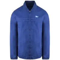 Vans Off The Wall Long Sleeve Zip Up Collared Blue Herenjas V0PIFWC