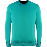 Lyle & Scott Golf Tech blauwgroen groene trui met ronde hals