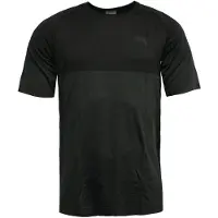 Puma Heren Pace evoKnit Fitness Training T-shirt Top Zwart Grijs 575037 01 RW83