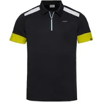 Head Tennis Heren Zwart Poloshirt