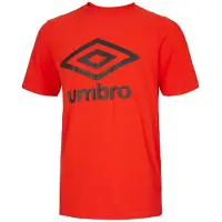 Umbro Groot Logo Heren Rood T-Shirt