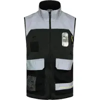 Puma x Helly Hansen Mouwloos Grijs Heren Refelctive Polar Fleece Vest 598279 01