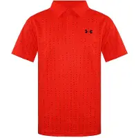 Under Armour gekraagde oranje Kids Performance Tee Box Poloshirt 1366429 296