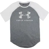 Under Armour Korte Mouw Ronde Hals Grijs Dames T-shirt 1344388 035