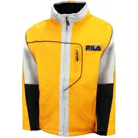 FILA Thermore geïsoleerde heren sneeuwjas grijs/geel