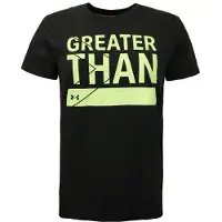 Under Armour Womens Greather Than T-Shirt Grafische Top Khaki 1356306 310