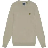 Lyle & Scott salie uniform bruine pull-over trui met ronde hals