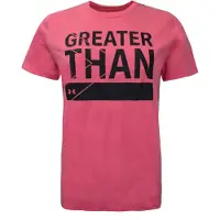 Under Armour Womens Greather Than T-shirt Grafische Top Roze 1356306 668