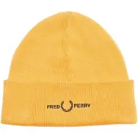 Fred perry grafisch logo Golden Hour gele muts