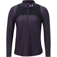 Under Armour Womens Qualifier 1/2 Zip Half Zip Top Purple 1326512 595
