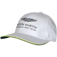 Aston Martin Formule Een Officieel Team Heren Wit Cap
