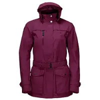 Jack Wolfskin Kimberley Womens Burgundy Parka Jacket
