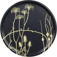 Marimekko Vuoren dienblad Ø65 cm Midnight blue-Hay