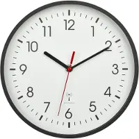 TYME Wandklok Radiogestuurd - 24.5m Klok modern - Analoog - Uurwerk -