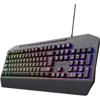 Trust GXT 836 Evocx - Gaming Toetsenbord - Full-size - RGB Verlichting - Bedraad - QWERTY US - Zwart