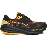 La Sportiva - Trailschoenen - Prodigio Max Black/Yellow voor Heren van Gerecyclede materialen - Maat 41 - Zwart