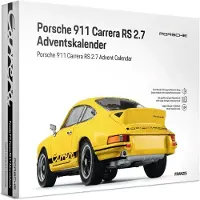 Sonstige Verlage Adventskalender - 67273 Porsche 911 RS 2.7 - Lichtgeel - Sport Auto - Metalen Modelbouwpakket met Geluid - 1:24