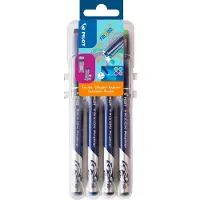 Pilot Frixion uitwisbare fineliner set - 4 stuks in diverse kleuren