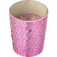 J-Line geurkaars Spiegel - glas - roze