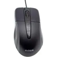 Nilox Optische Muis Nilox MOUSB1001 1000 DPI Zwart
