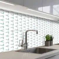 KitchenYeah Keuken achterwand 200x80 cm - Spatscherm zelfklevend Geometrie - Patronen - Abstract - Muurbeschermer - Spatwand fornuis
