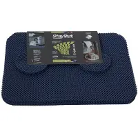 StayPut Able2 - Placemat en onderzetter set - 6 stuks - donkerblauw