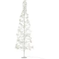 J-Line decoratie Boom 2700 Led - metaal - wit - large
