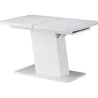 Vicco Eettafel Fenaro Wit 120-160 x 80 cm uitschuifbaar, Model 56603