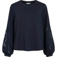 Vila Sweatshirt 'VISandy' navy