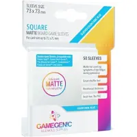GameGenic Sleeves Matte Square-Sized 73x73mm (50 stuks)
