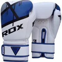 RDX Sports Bgr F7 Boxing Gloves Wit,Blauw 12 oz