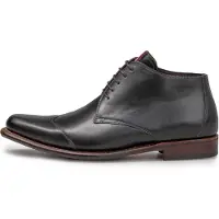 Floris van Bommel Veterboots 'De Marser 01' zwart
