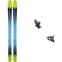 Dynafit - Toerski packs - Toerski Pack Seven Summits Lime Yellow/Black 2023 voor Unisex van Hout - Blauw