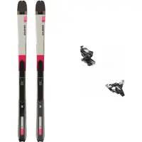 Salomon - Toerski's - Mtn 86 Carbon 2027 voor Heren van Hout - Maat 164 cm - Roze