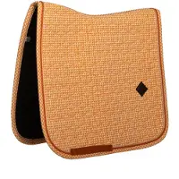 Kentucky Horsewear Horsewear - Zadeldoek velvet flags printing orange dressuur