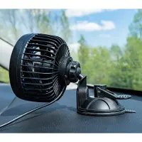 ABC-led Vrachtwagen ventilator - 4,5 inch - 24V - Met zuignap